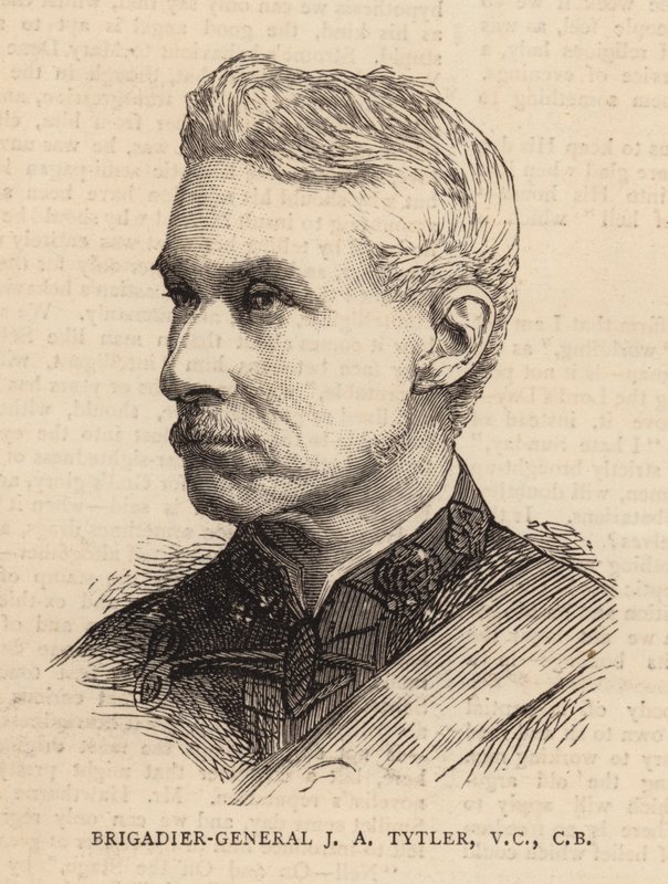 Brigadier-General J A Tytler, VC, CB (engraving) بواسطة مدرسة اللغة الإنجليزية