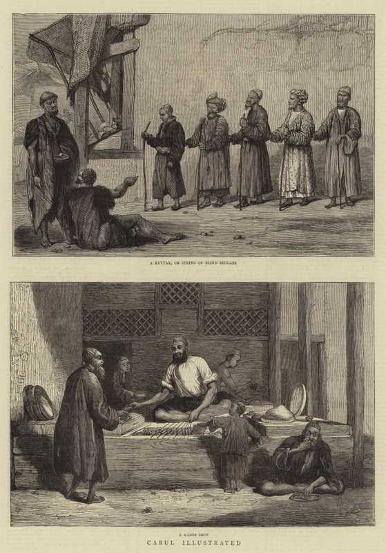 Cabul Illustrated (engraving) بواسطة مدرسة اللغة الإنجليزية