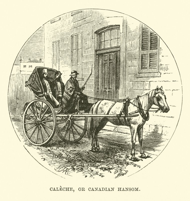 Caleche أو الكندية Hansom بواسطة مدرسة اللغة الإنجليزية