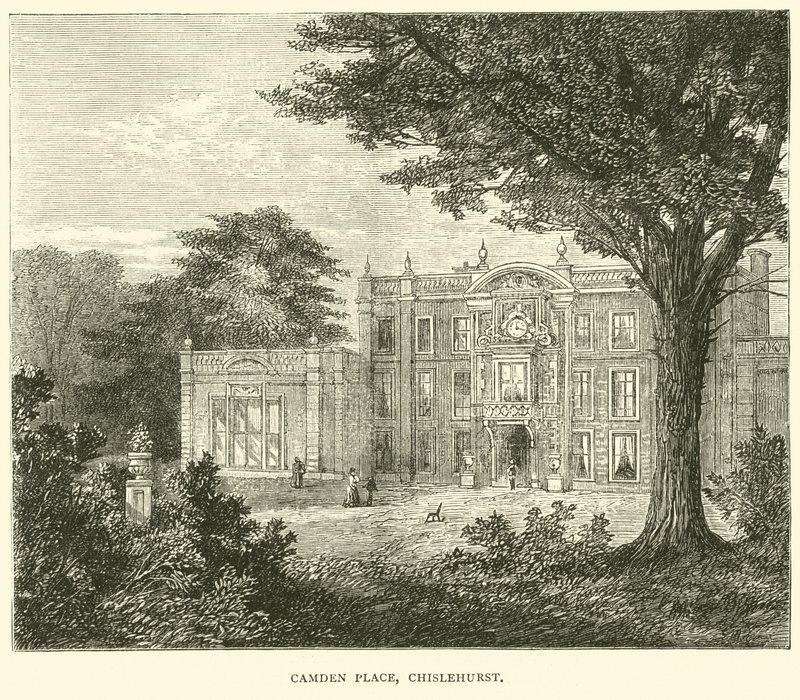 Camden Place ، Chislehurst ، سبتمبر 1870 بواسطة مدرسة اللغة الإنجليزية