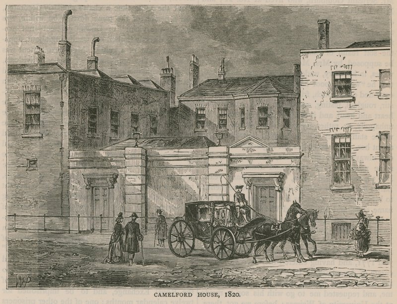 كاميلفورد هاوس ، لندن ، 1820 بواسطة مدرسة اللغة الإنجليزية