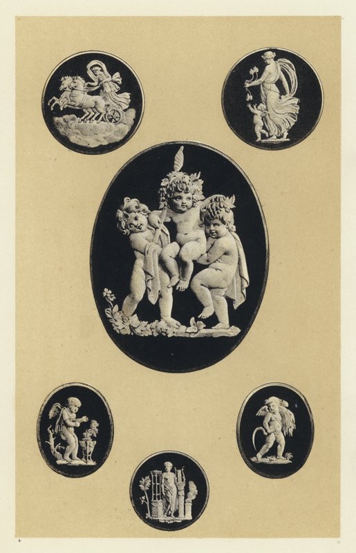 النقش في Old Wedgwood Ware بواسطة مدرسة اللغة الإنجليزية