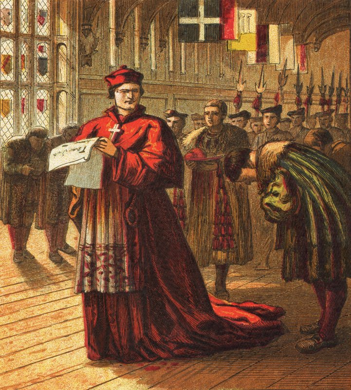 الكاردينال Wolsey بواسطة مدرسة اللغة الإنجليزية