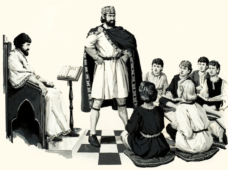 شارلمان بواسطة مدرسة اللغة الإنجليزية