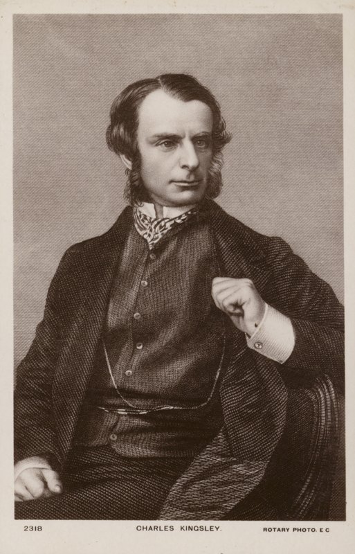 تشارلز كينغسلي (1819-1875)، رجل دين ومؤرخ وروائي إنجليزي (ليثو) بواسطة مدرسة اللغة الإنجليزية