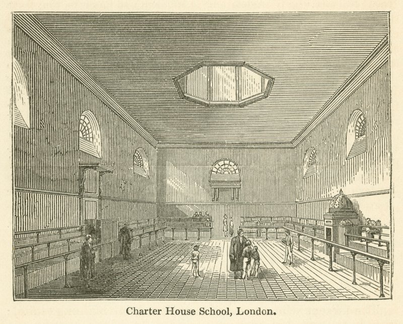 Charter House School, London (engraving) بواسطة مدرسة اللغة الإنجليزية