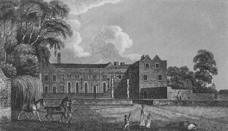 Cheshunt House, Hertfordshire (engraving) بواسطة مدرسة اللغة الإنجليزية