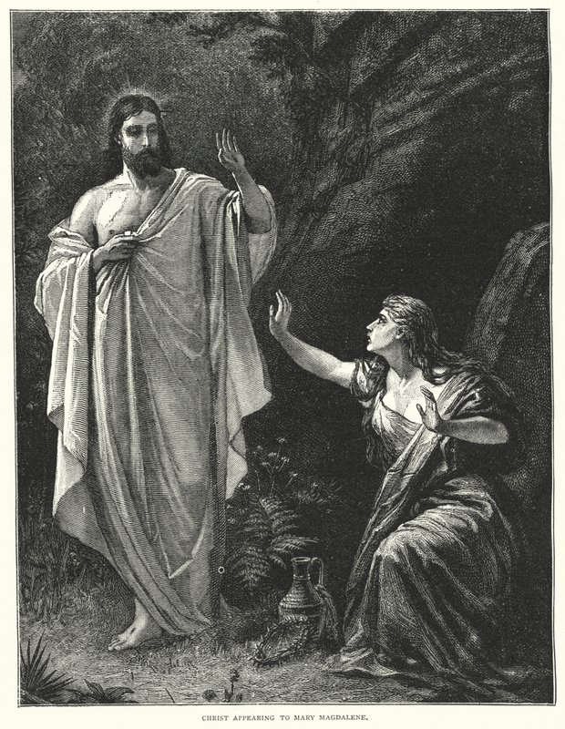 Christ appearing to Mary Magdalene (engraving) بواسطة مدرسة اللغة الإنجليزية