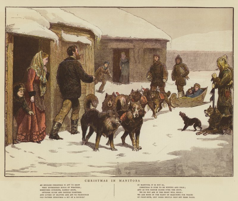 Christmas in Manitoba (chromolitho) بواسطة مدرسة اللغة الإنجليزية