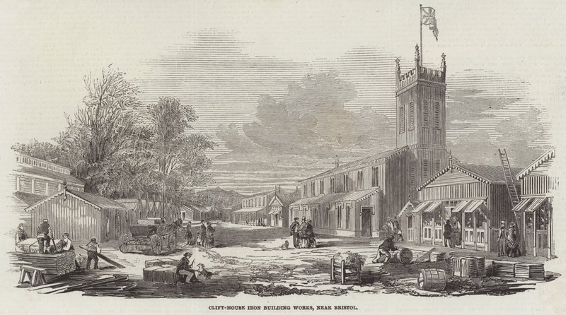 Clift-House Iron Building Works بالقرب من بريستول (نقش) بواسطة مدرسة اللغة الإنجليزية