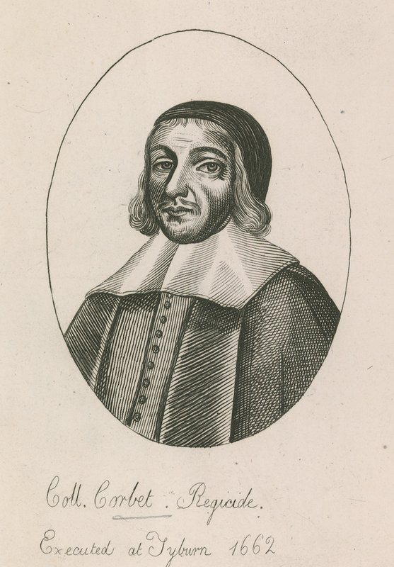 كول كوربيت ، قاتل ، أعدم في تايبورن ، 1662 بواسطة مدرسة اللغة الإنجليزية