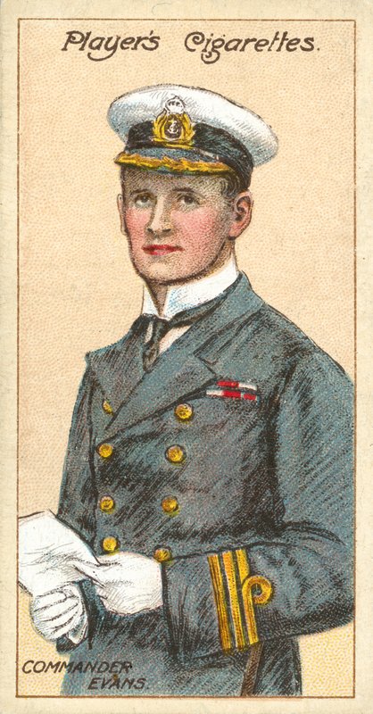 Commander Evans (chromolitho) بواسطة مدرسة اللغة الإنجليزية