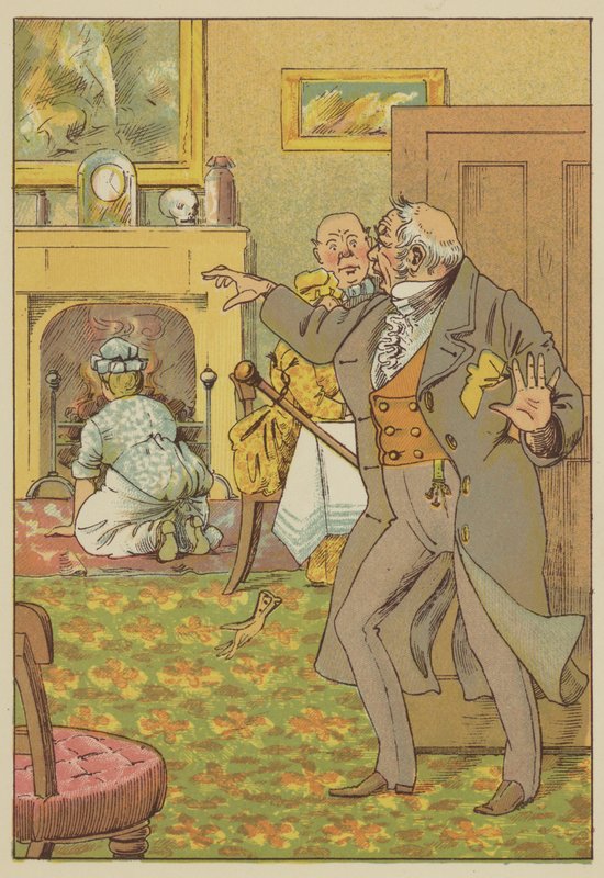 Consternation (coloured engraving) بواسطة مدرسة اللغة الإنجليزية
