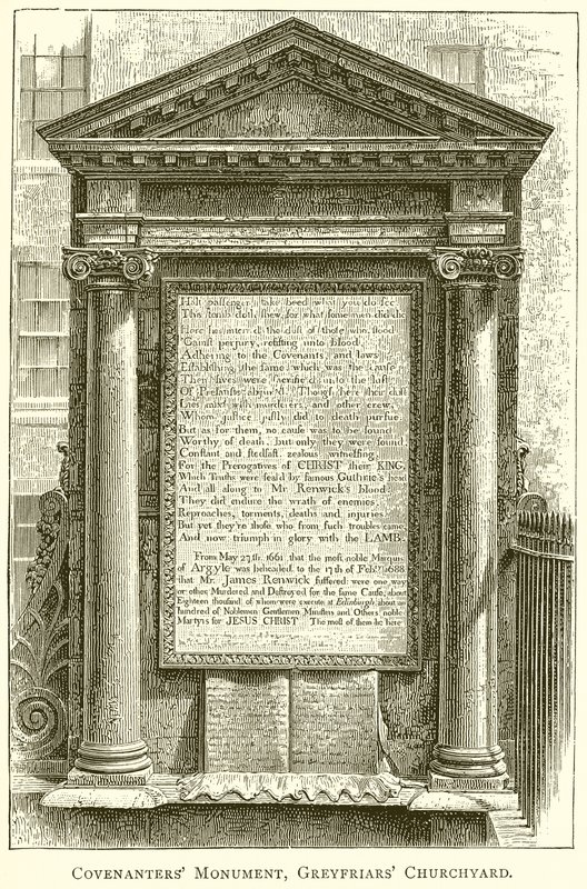 النصب التذكاري ، Greyfriars Churchyard بواسطة مدرسة اللغة الإنجليزية