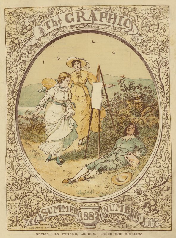 Cover of The Graphic Summer Number 1882 (chromolitho) بواسطة مدرسة اللغة الإنجليزية