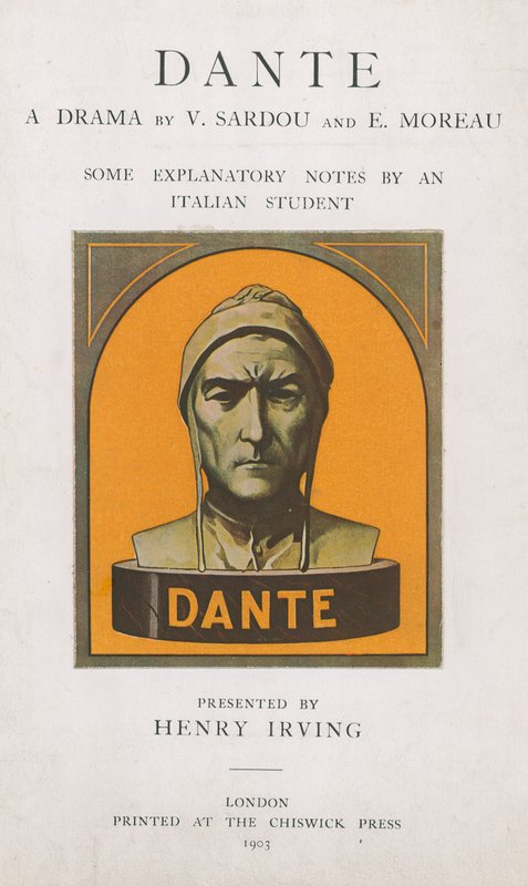 Dante A Drama من تأليف V Sardou و E Moreau ، بعض الملاحظات التفسيرية لطالب إيطالي بواسطة مدرسة اللغة الإنجليزية