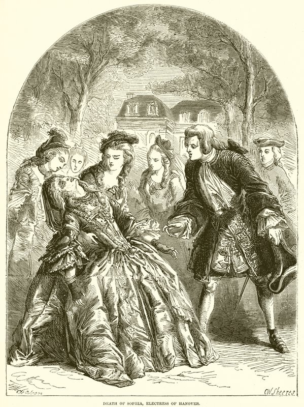 وفاة صوفيا ، Electress of Hanover بواسطة مدرسة اللغة الإنجليزية
