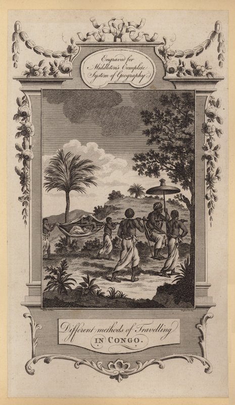 Different methods of Travelling in Congo (engraving) بواسطة مدرسة اللغة الإنجليزية