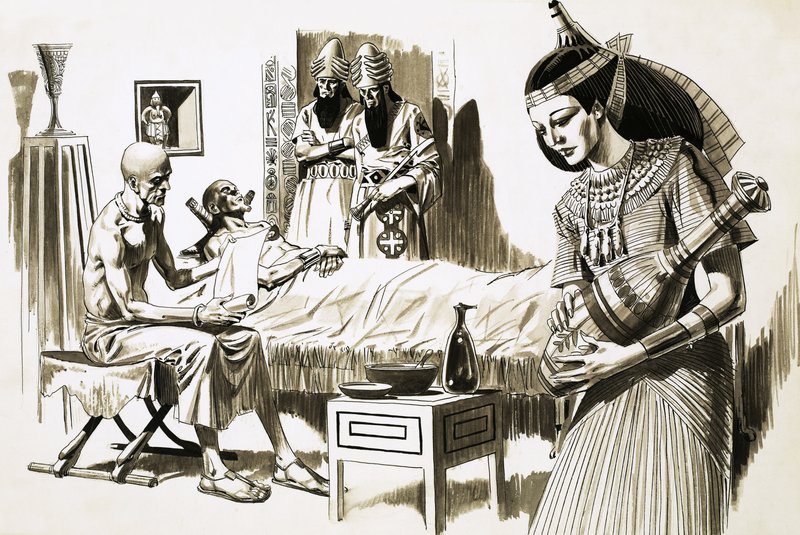 أطباء مصر القديمة بواسطة مدرسة اللغة الإنجليزية