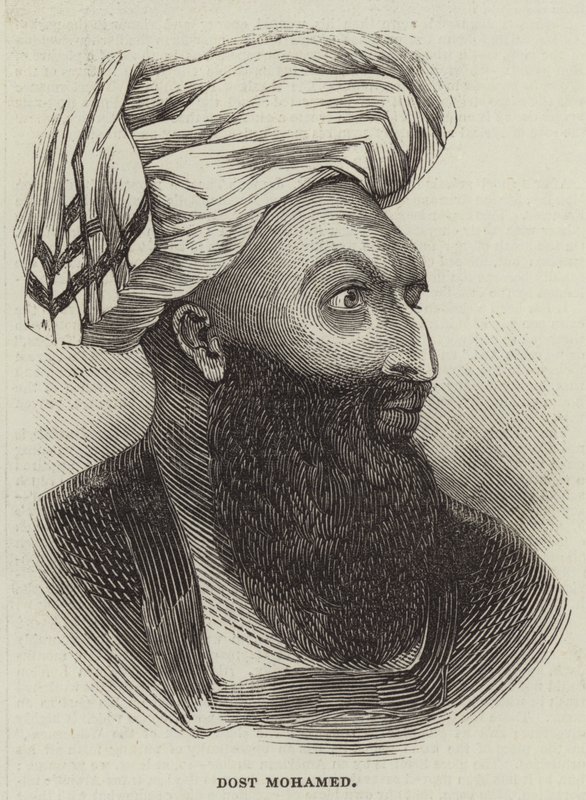 Dost Mohamed (engraving) بواسطة مدرسة اللغة الإنجليزية