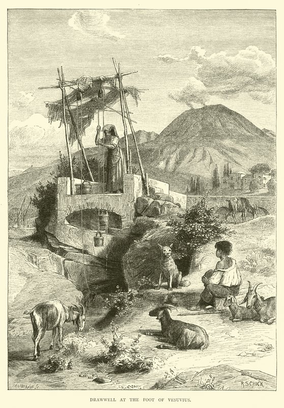Drawwell عند سفح Vesuvius بواسطة مدرسة اللغة الإنجليزية