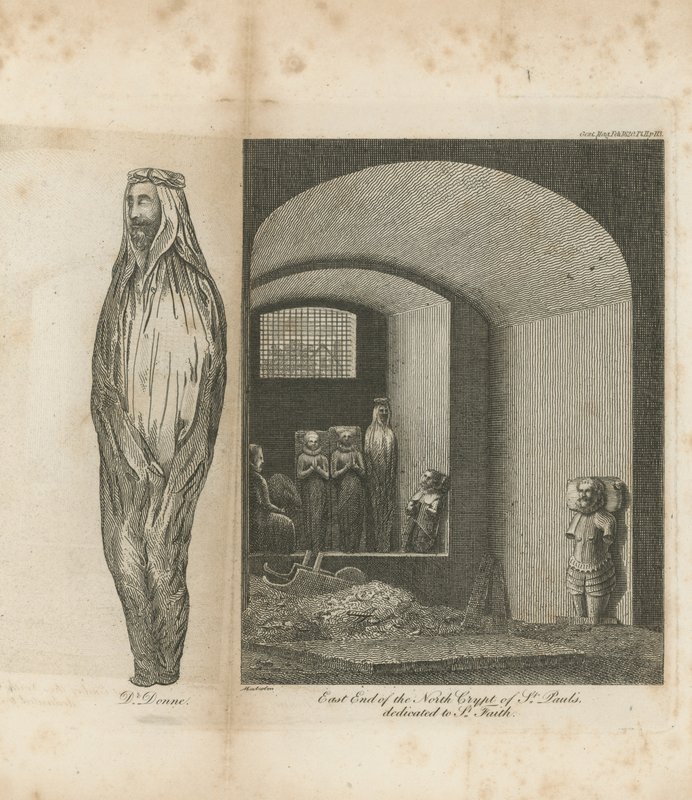 الطرف الشرقي للقبو الشمالي لكاتدرائية سانت بولس بواسطة مدرسة اللغة الإنجليزية
