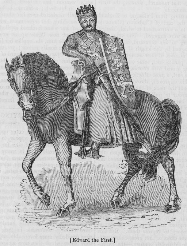 Edward the First (engraving) بواسطة مدرسة اللغة الإنجليزية