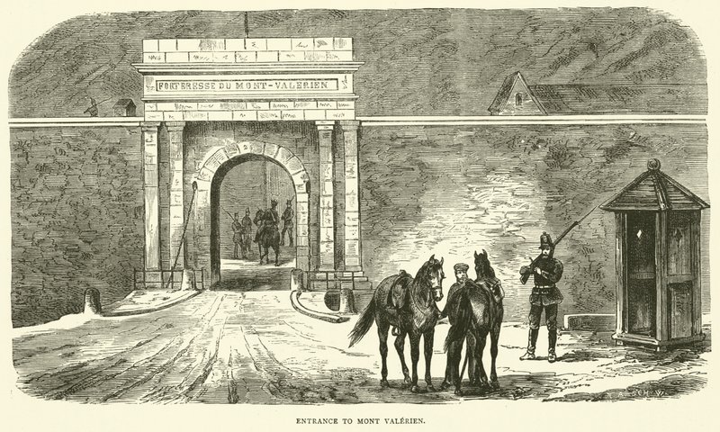مدخل مونت فاليرين ، يناير 1871 بواسطة مدرسة اللغة الإنجليزية