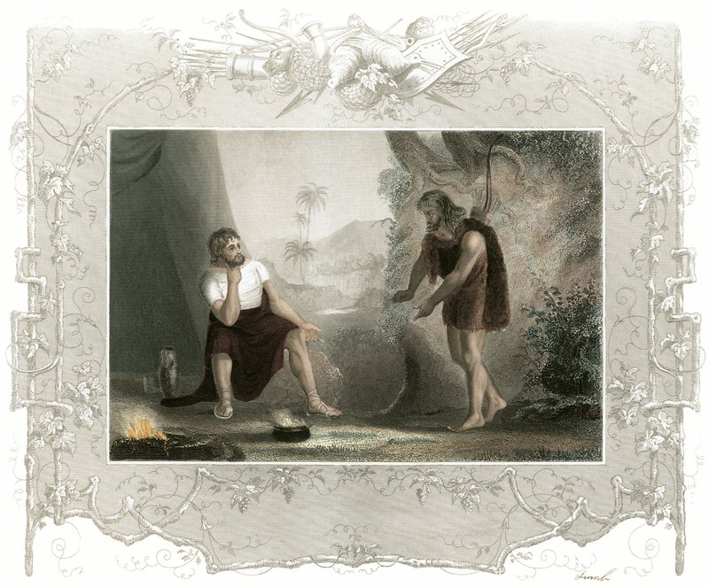 عيسو ويعقوب بواسطة مدرسة اللغة الإنجليزية