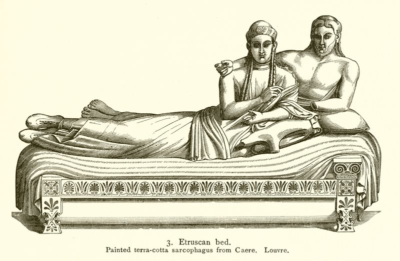 سرير Etruscan بواسطة مدرسة اللغة الإنجليزية