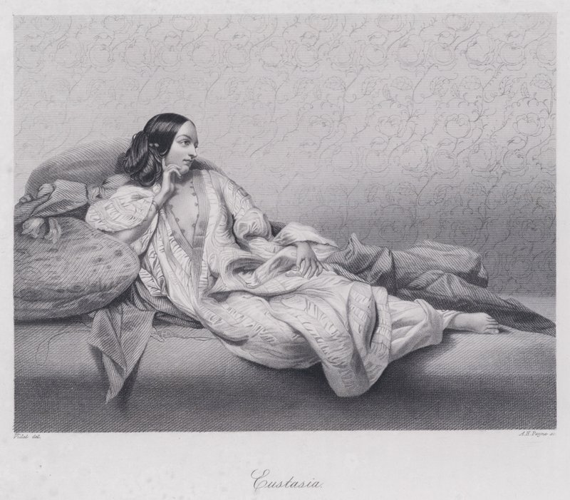 Eustasia (engraving) بواسطة مدرسة اللغة الإنجليزية