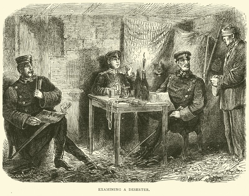 فحص الهارب ، فبراير 1871 بواسطة مدرسة اللغة الإنجليزية