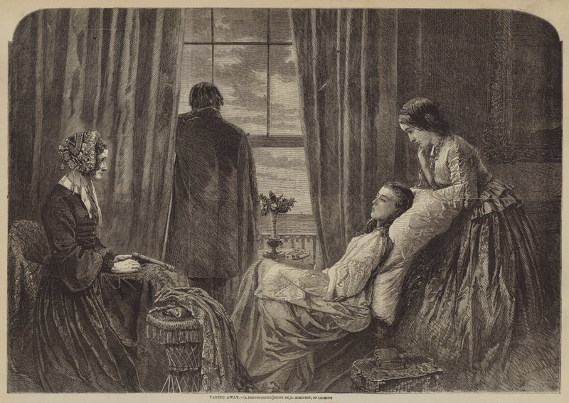 Fading Away (engraving) بواسطة مدرسة اللغة الإنجليزية