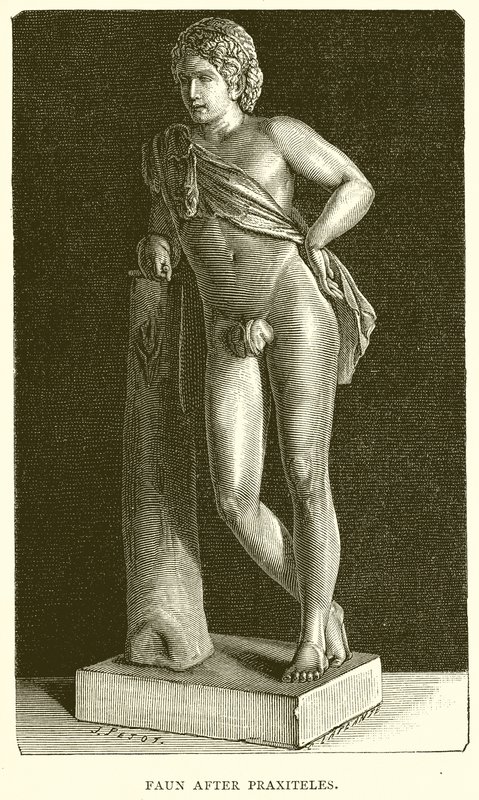 Faun بعد Praxiteles بواسطة مدرسة اللغة الإنجليزية