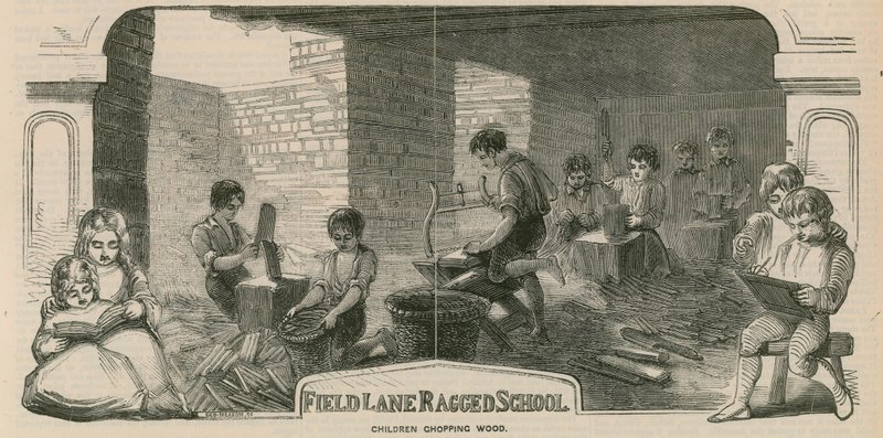 مدرسة Field Lane Ragged School بواسطة مدرسة اللغة الإنجليزية