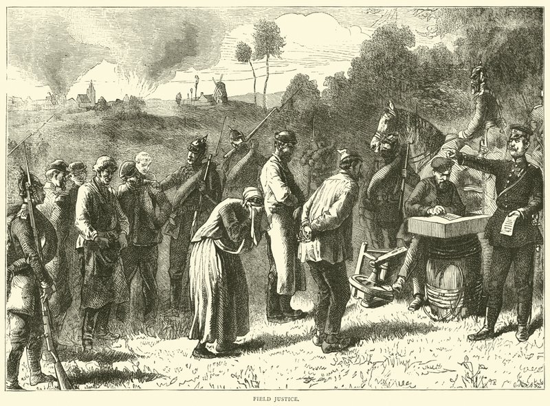 العدالة الميدانية ، سبتمبر 1870 بواسطة مدرسة اللغة الإنجليزية