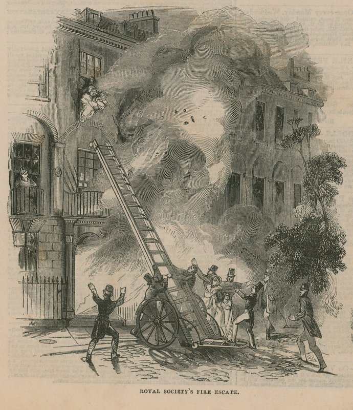 النجاة من الحريق: Royal Societys Fire Escape بواسطة مدرسة اللغة الإنجليزية