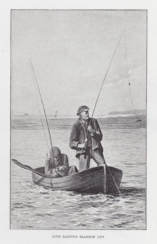 Fishing: Live Baiting Slapton Ley (litho) بواسطة مدرسة اللغة الإنجليزية