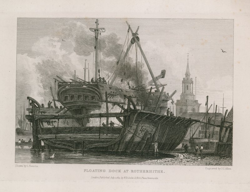 رصيف عائم في Rotherhithe بواسطة مدرسة اللغة الإنجليزية
