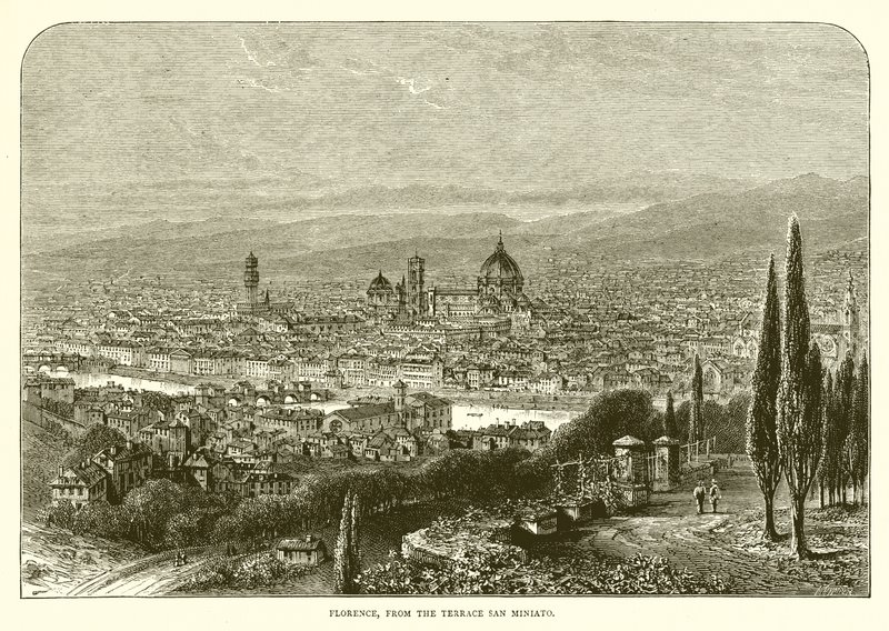 فلورنسا من تراس San Miniato بواسطة مدرسة اللغة الإنجليزية