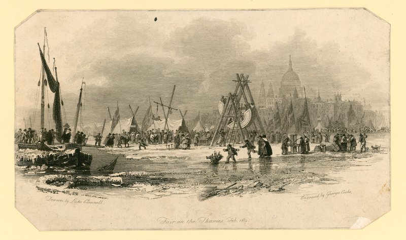 معرض الصقيع لعام 1814 بواسطة مدرسة اللغة الإنجليزية