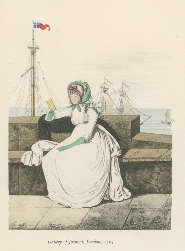 معرض للأزياء ، لندن ، 1795 بواسطة مدرسة اللغة الإنجليزية