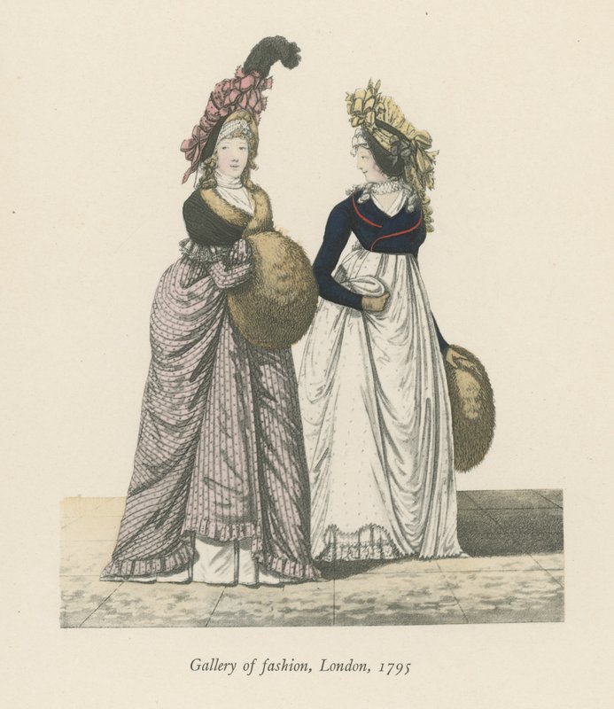 معرض للأزياء ، لندن ، 1795 بواسطة مدرسة اللغة الإنجليزية