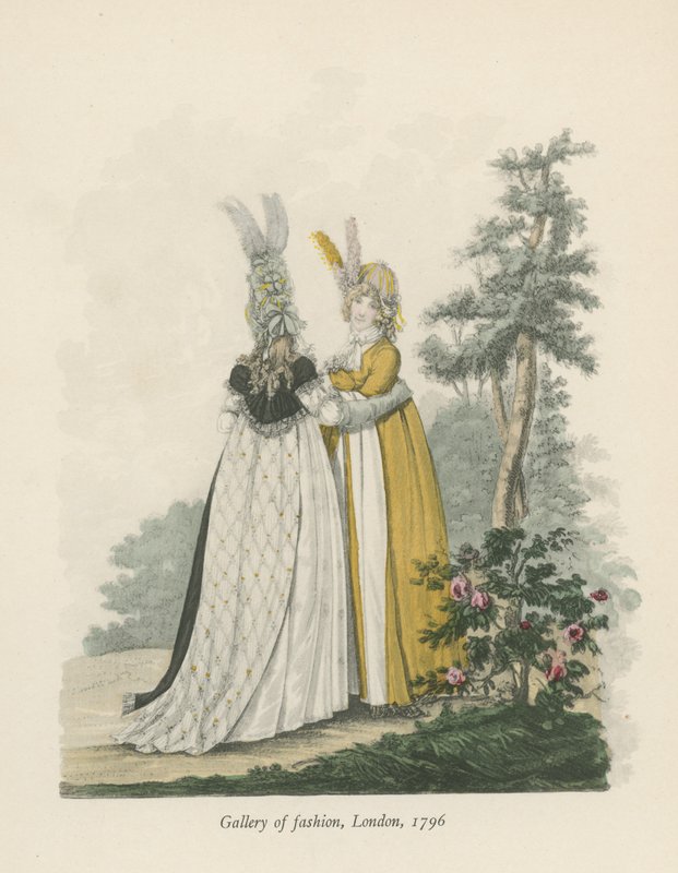 معرض للأزياء ، لندن ، 1796 بواسطة مدرسة اللغة الإنجليزية