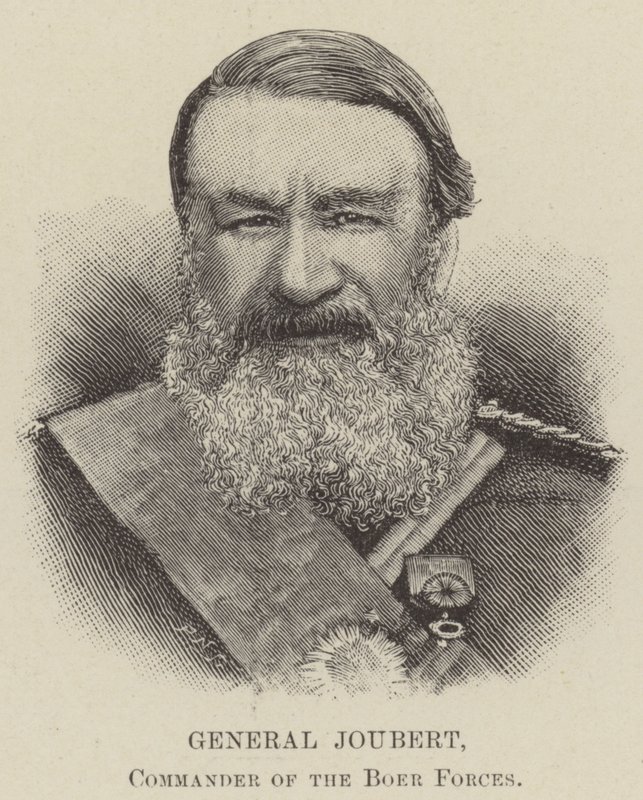 General Joubert, Commander of the Boer Forces (engraving) بواسطة مدرسة اللغة الإنجليزية