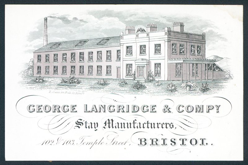 شركة George Langridge & Company ، شركات إقامة ، بطاقة تجارية بواسطة مدرسة اللغة الإنجليزية