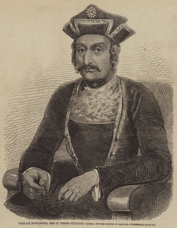Gholam Mohammed, Son of Tippoo Sultaun (engraving) بواسطة مدرسة اللغة الإنجليزية