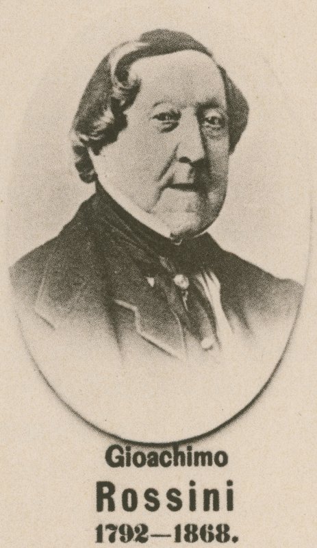 Gioachimo Rossini (الحفر) بواسطة مدرسة اللغة الإنجليزية