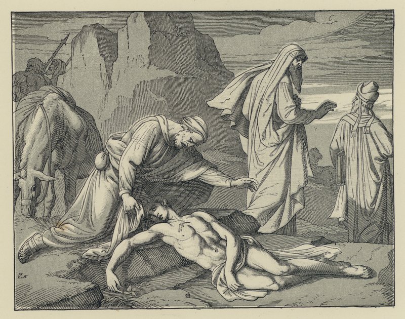 السامري الصالح (النقش) بواسطة مدرسة اللغة الإنجليزية