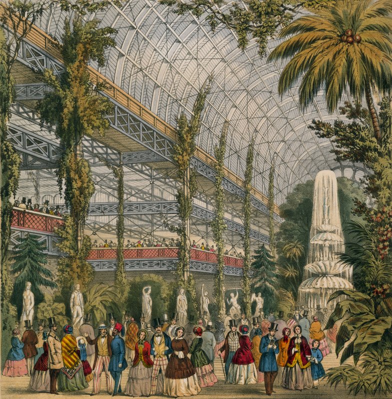 معرض كبير ، 1851 ، كريستال جاردن بولكا بواسطة مدرسة اللغة الإنجليزية